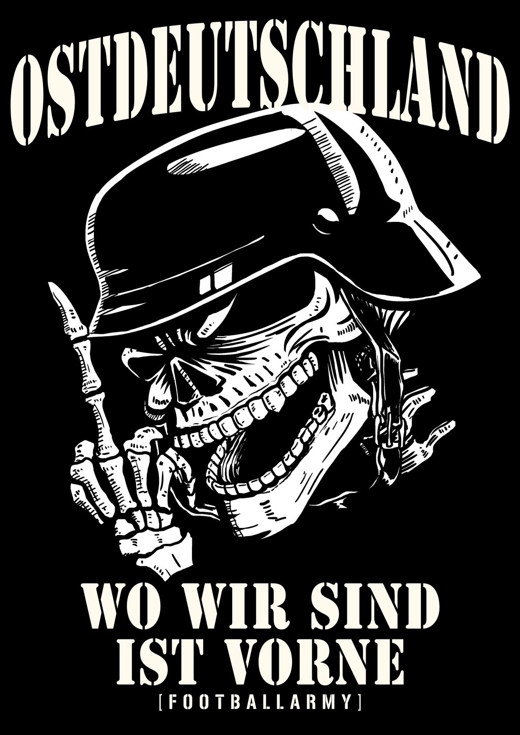 Heckscheiben Auto & Outdoor Aufkleber Ostdeutschland - Wo wir sind ist Vorne
