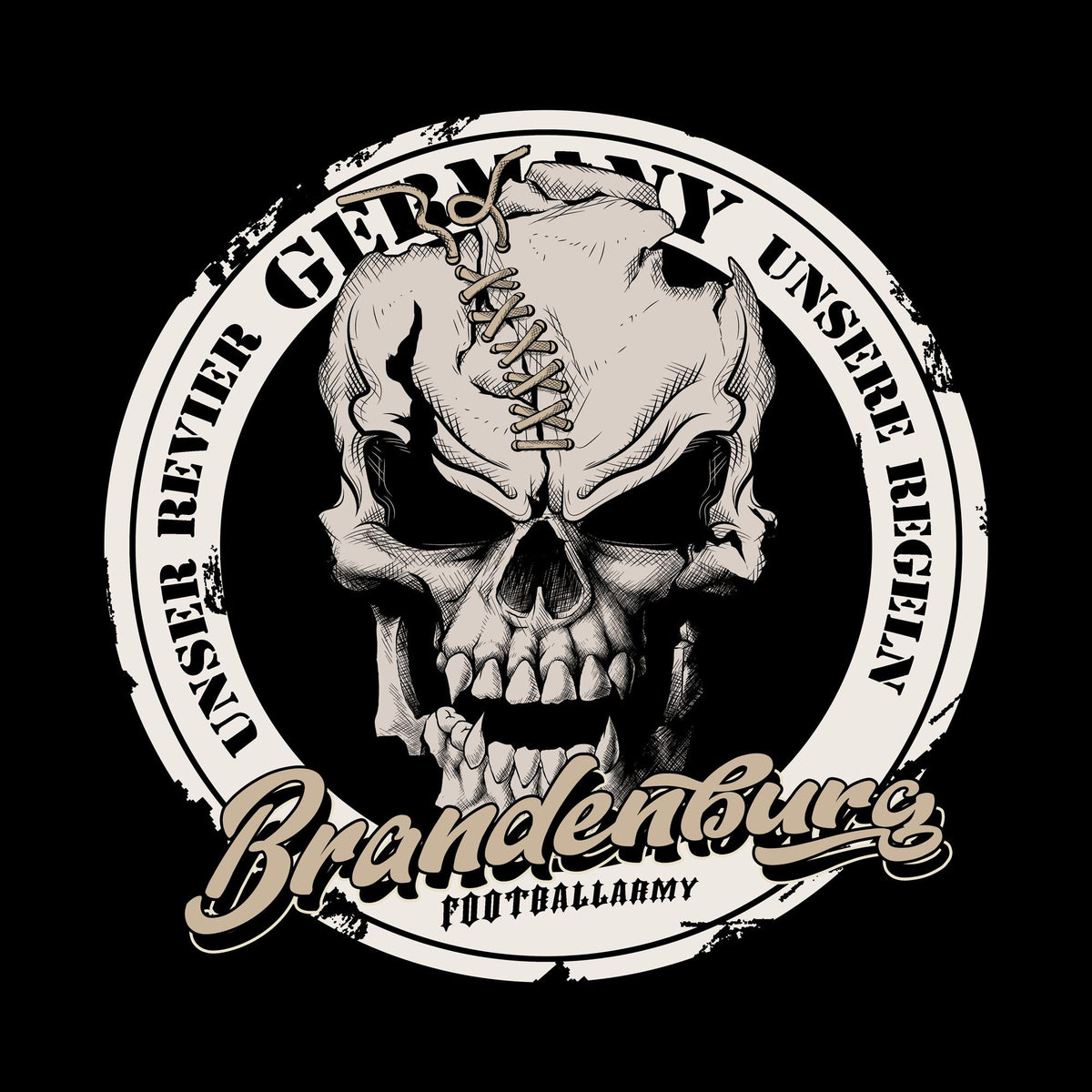 Brandenburg Fan Skull Edition - Shirt / Hoodie