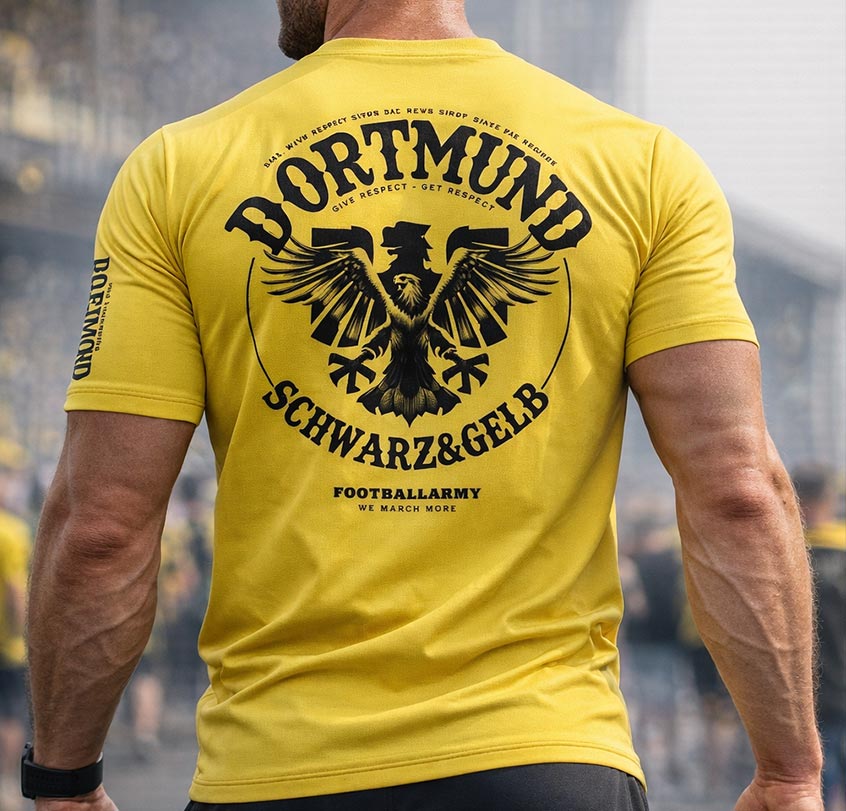 Dortmund Fan Shirt Footballarmy Fan Shop Adler Motiv