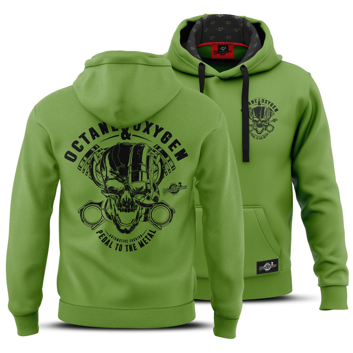 Octane & Oxygen Premium Hoodie Skull Edition