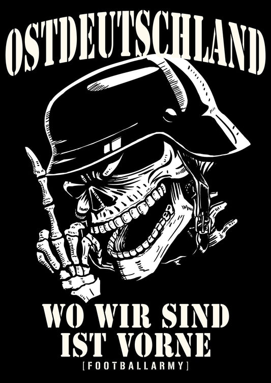 Heckscheiben Auto & Outdoor Aufkleber Ostdeutschland - Wo wir sind ist Vorne