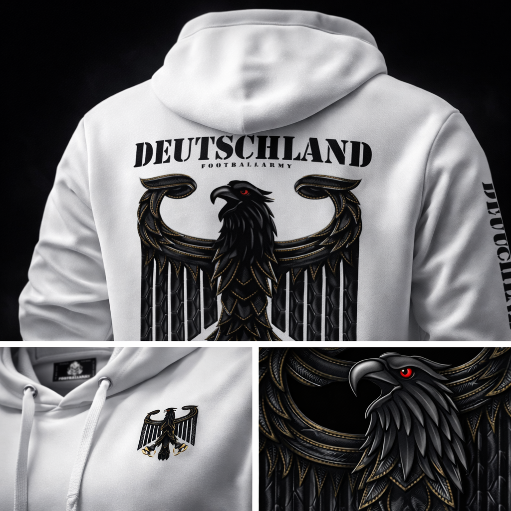Deutschland Hoodie  – Adler Rückenprint – Streetwear Edition