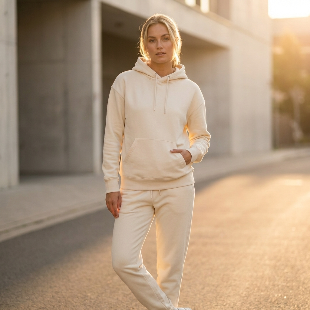 Creme Set – Premium Hoodie & Jogger