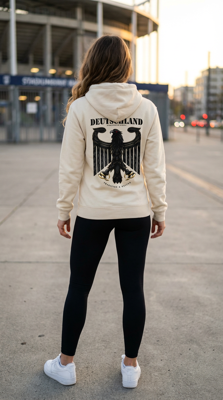 Deutschland Hoodie  – Adler Rückenprint – Streetwear Edition