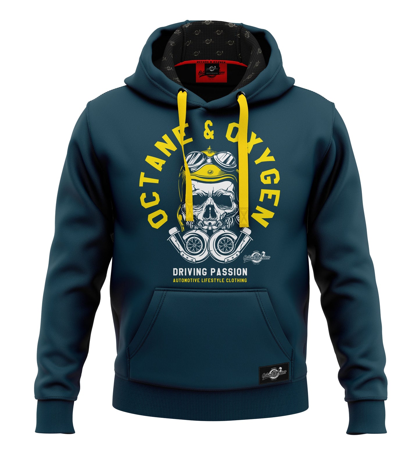 Octane & Oxygen Premium Hoodie mit Turbo Skull Edition
