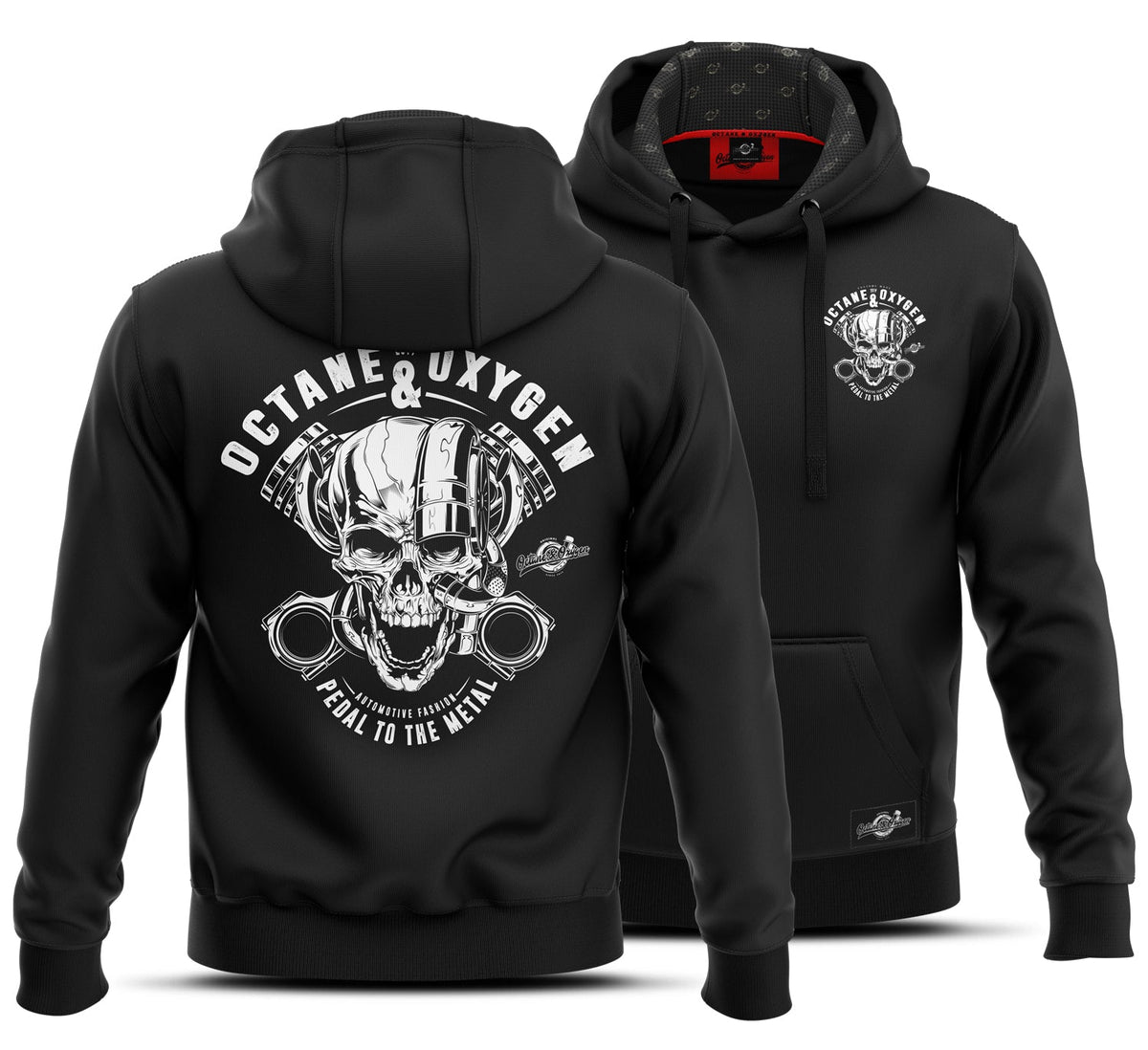 Octane & Oxygen Premium Hoodie Skull Edition