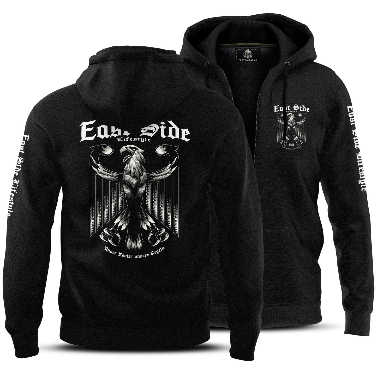 East Side Lifestyle Adler – T-Shirt, Hoodie & Windbreaker