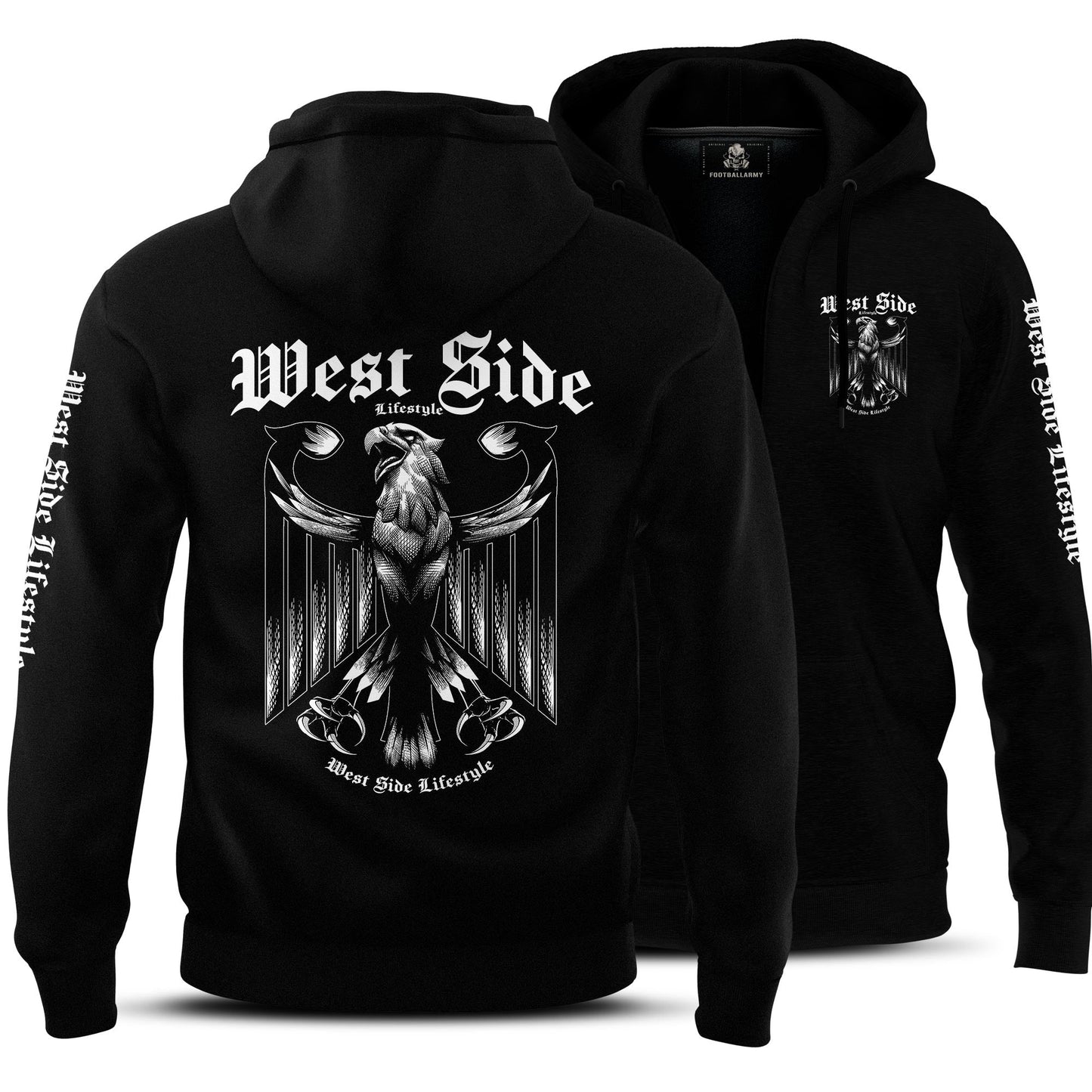 West Side Lifestyle Adler – T-Shirt, Hoodie & Windbreaker