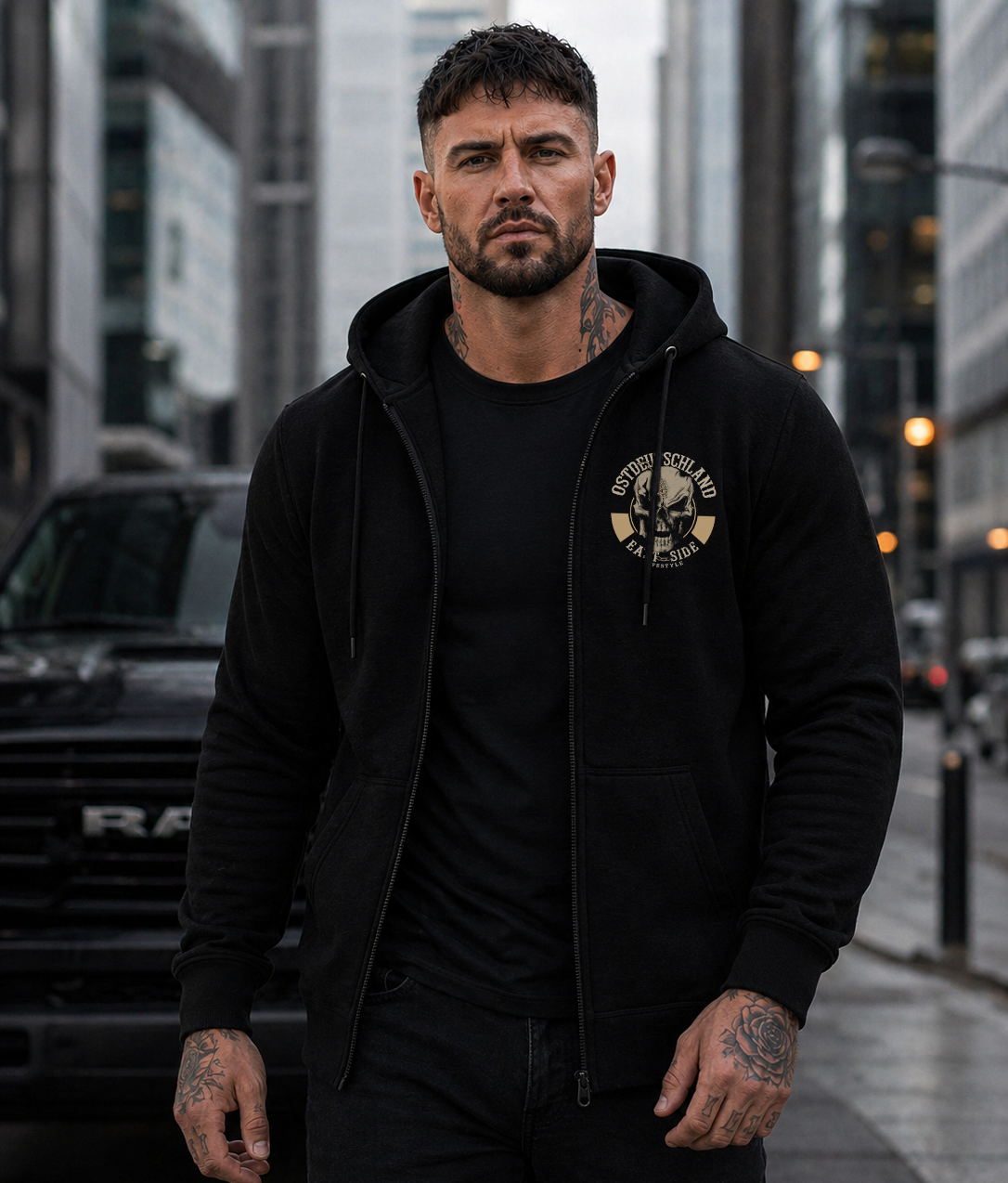 Ostdeutschland Version3 - Premium Zip Jacke - Limitierte Edition