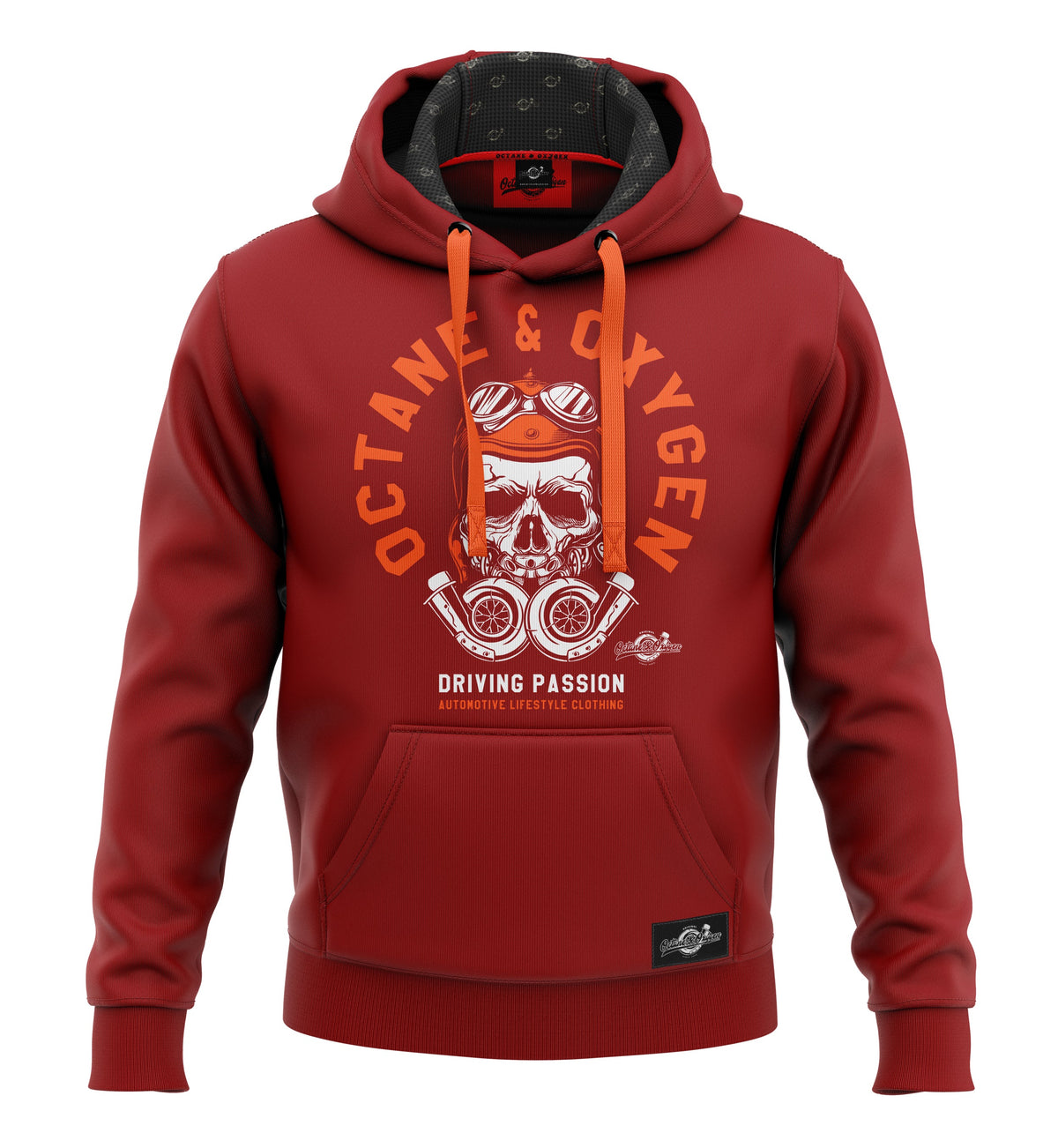 Octane & Oxygen Premium Hoodie mit Turbo Skull Edition