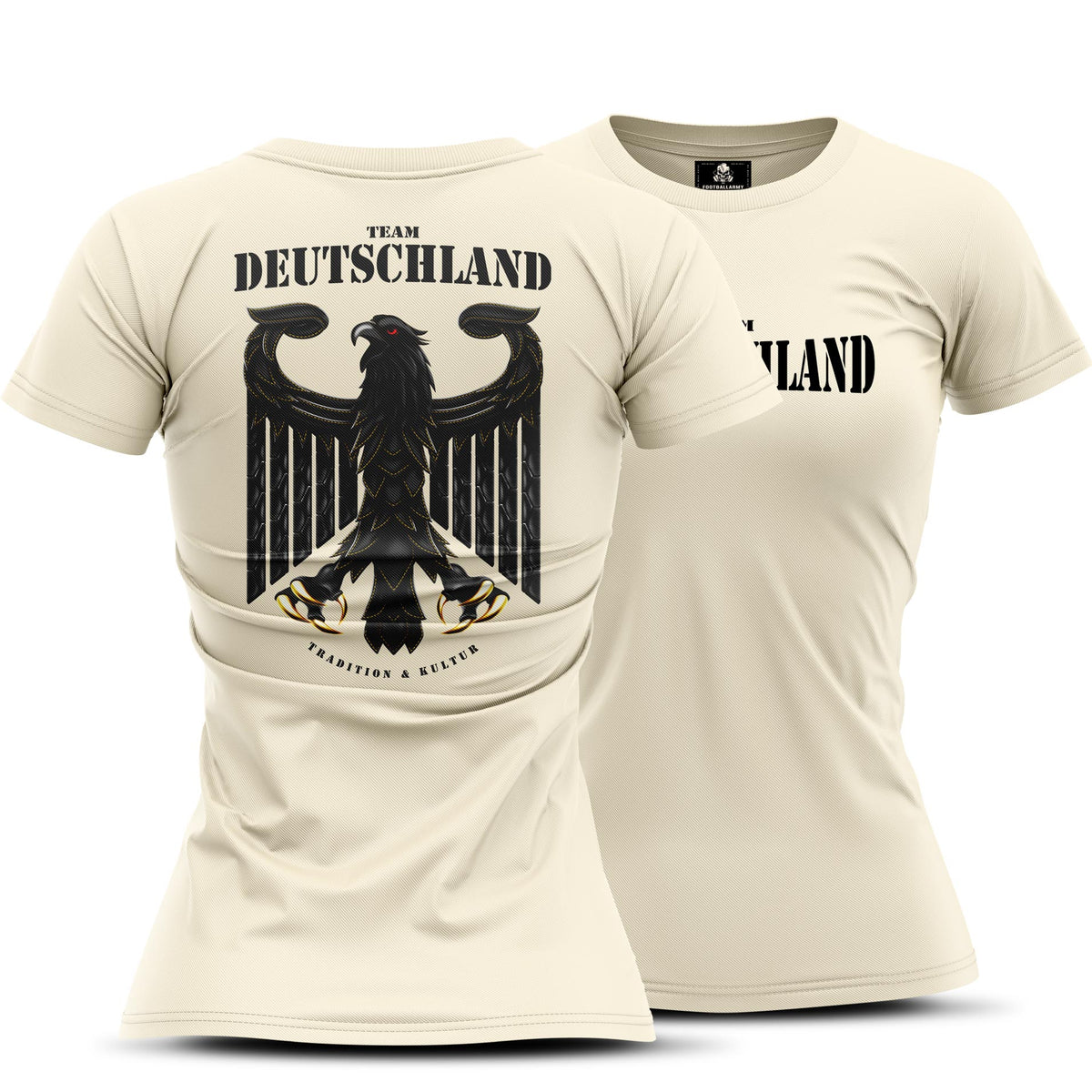 Team Deutschland T-Shirt – Adler Rückenprint – Streetwear Premium