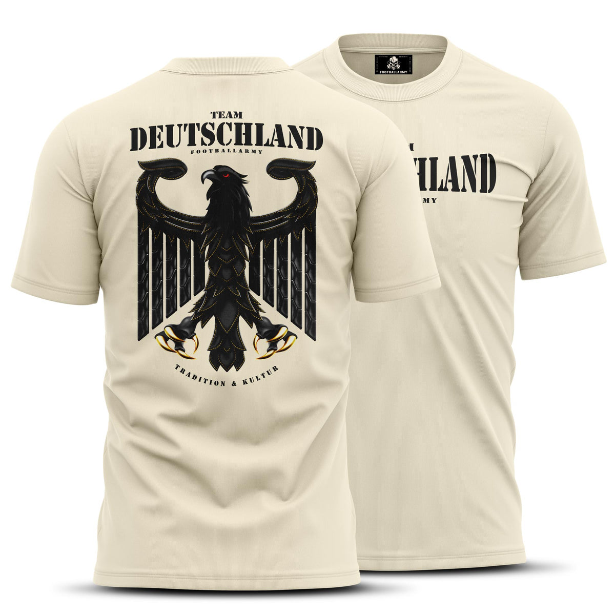 Team Deutschland T-Shirt – Adler Rückenprint – Streetwear Premium