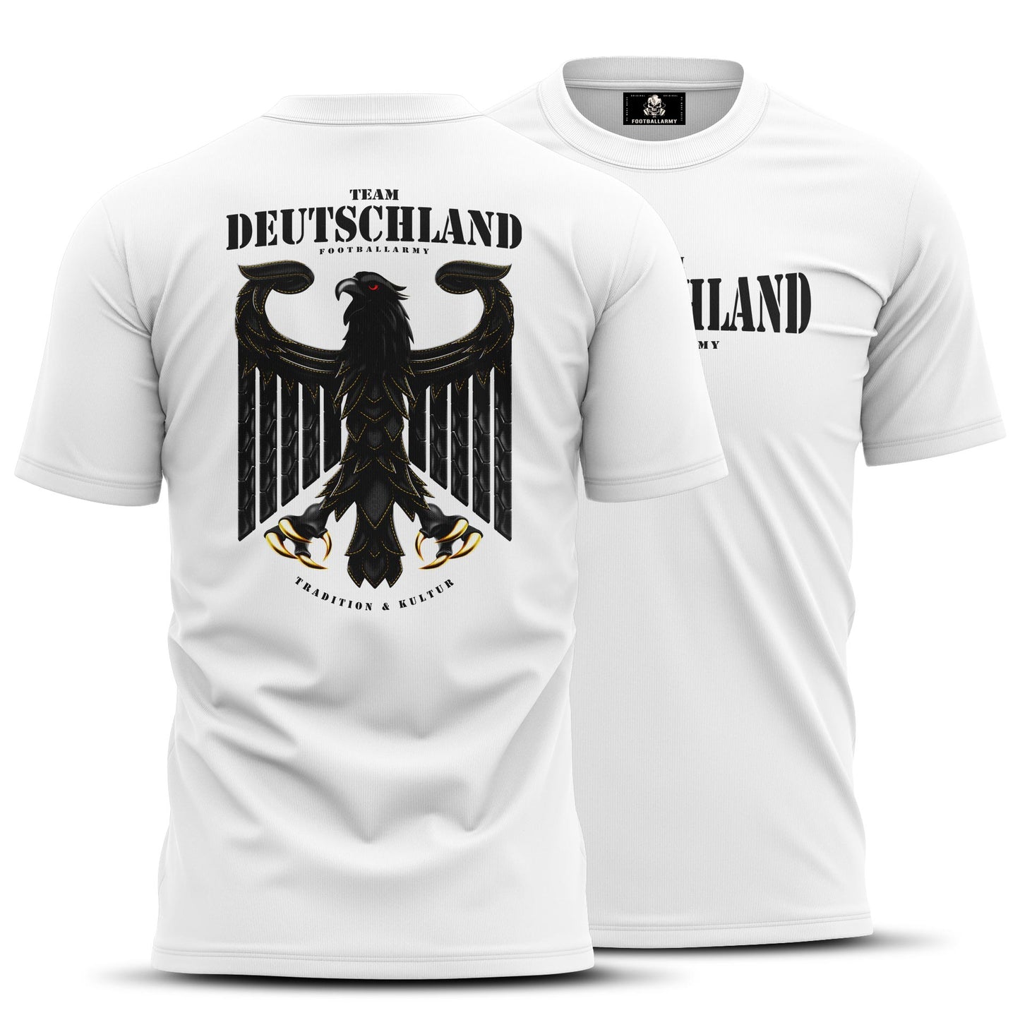 Team Deutschland T-Shirt – Adler Rückenprint – Streetwear Premium
