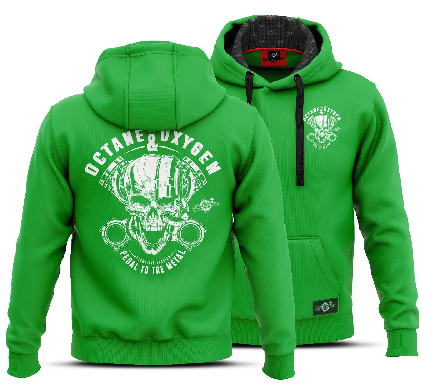 Octane & Oxygen Premium Hoodie Skull Edition