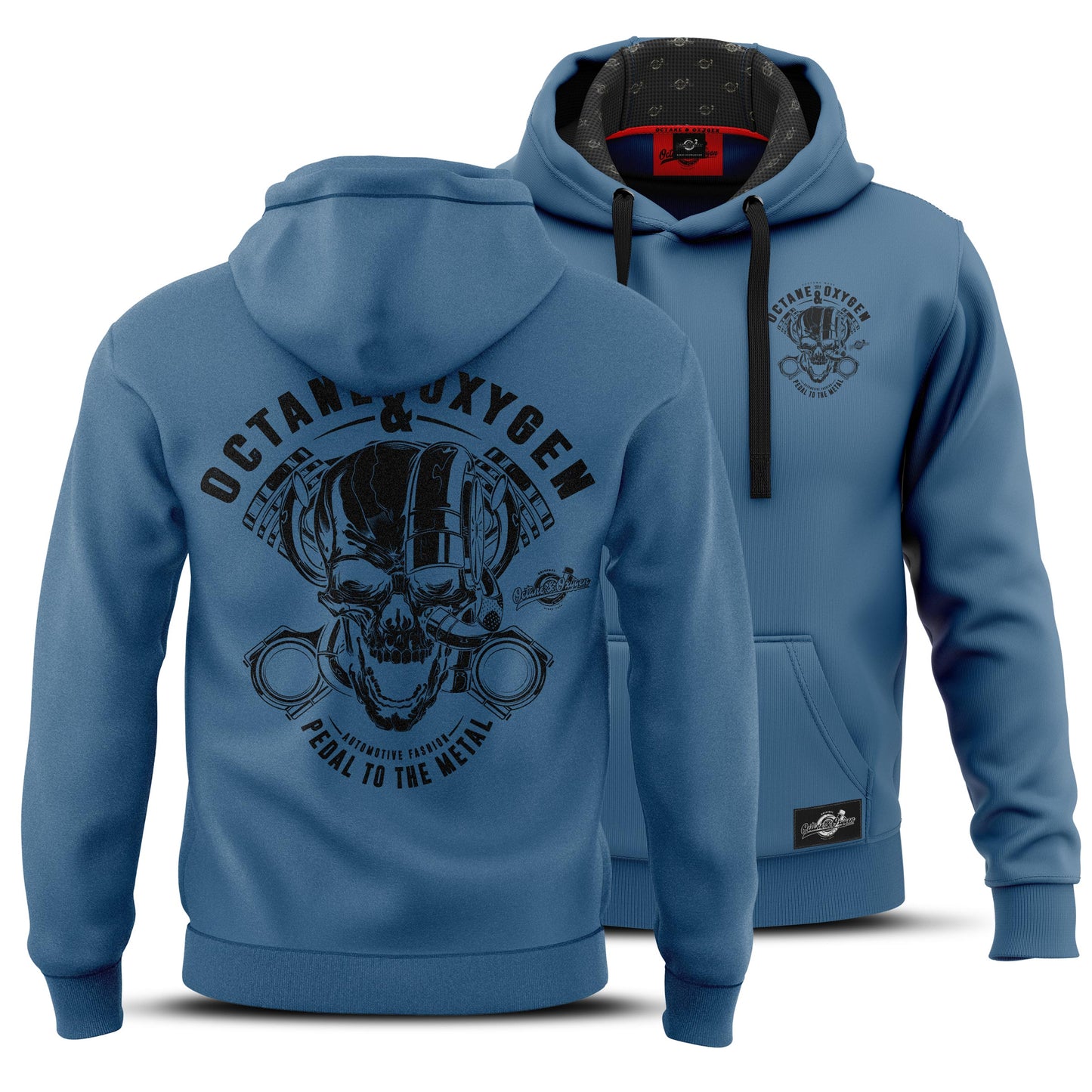 Octane & Oxygen Premium Hoodie Skull Edition