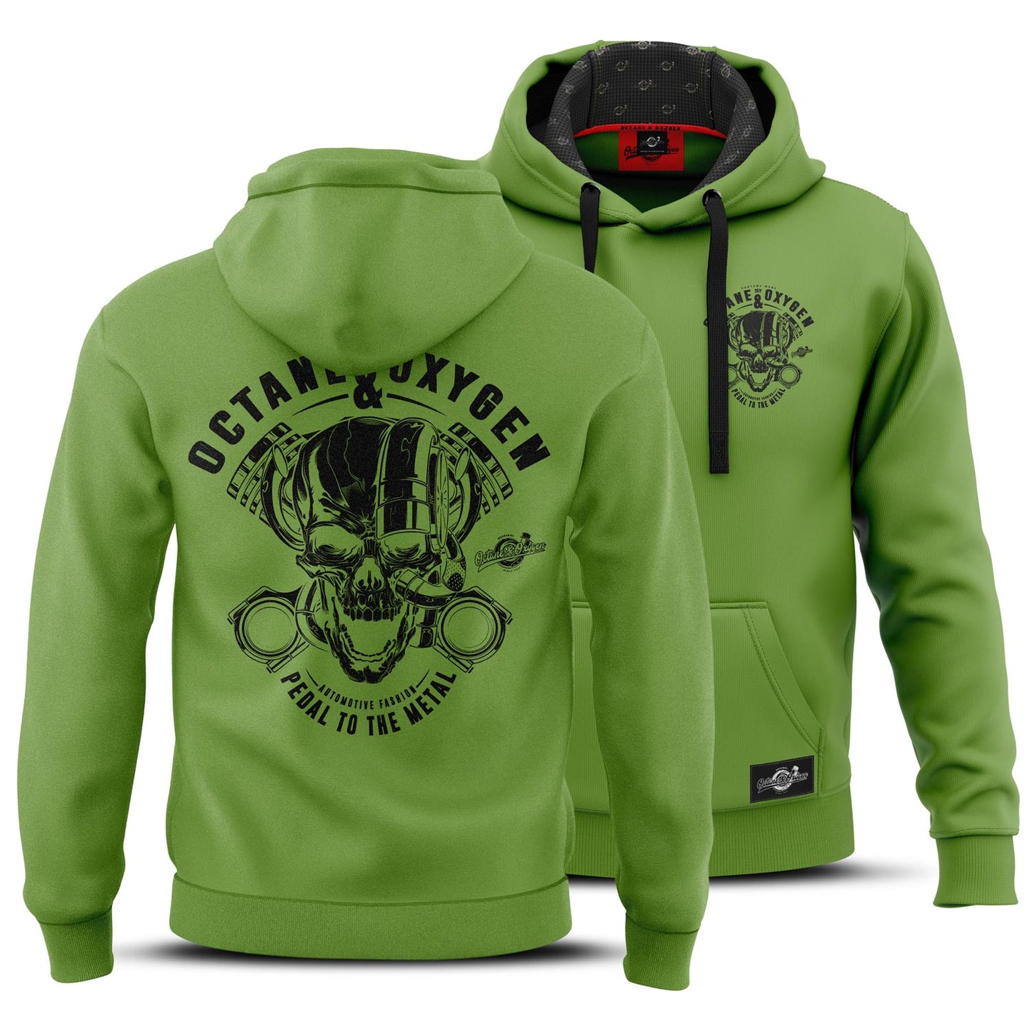 Octane & Oxygen Premium Hoodie Skull Edition