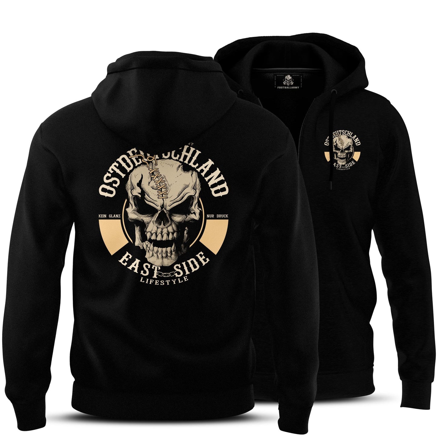 Ostdeutschland Version3 - Premium Zip Jacke - Limitierte Edition