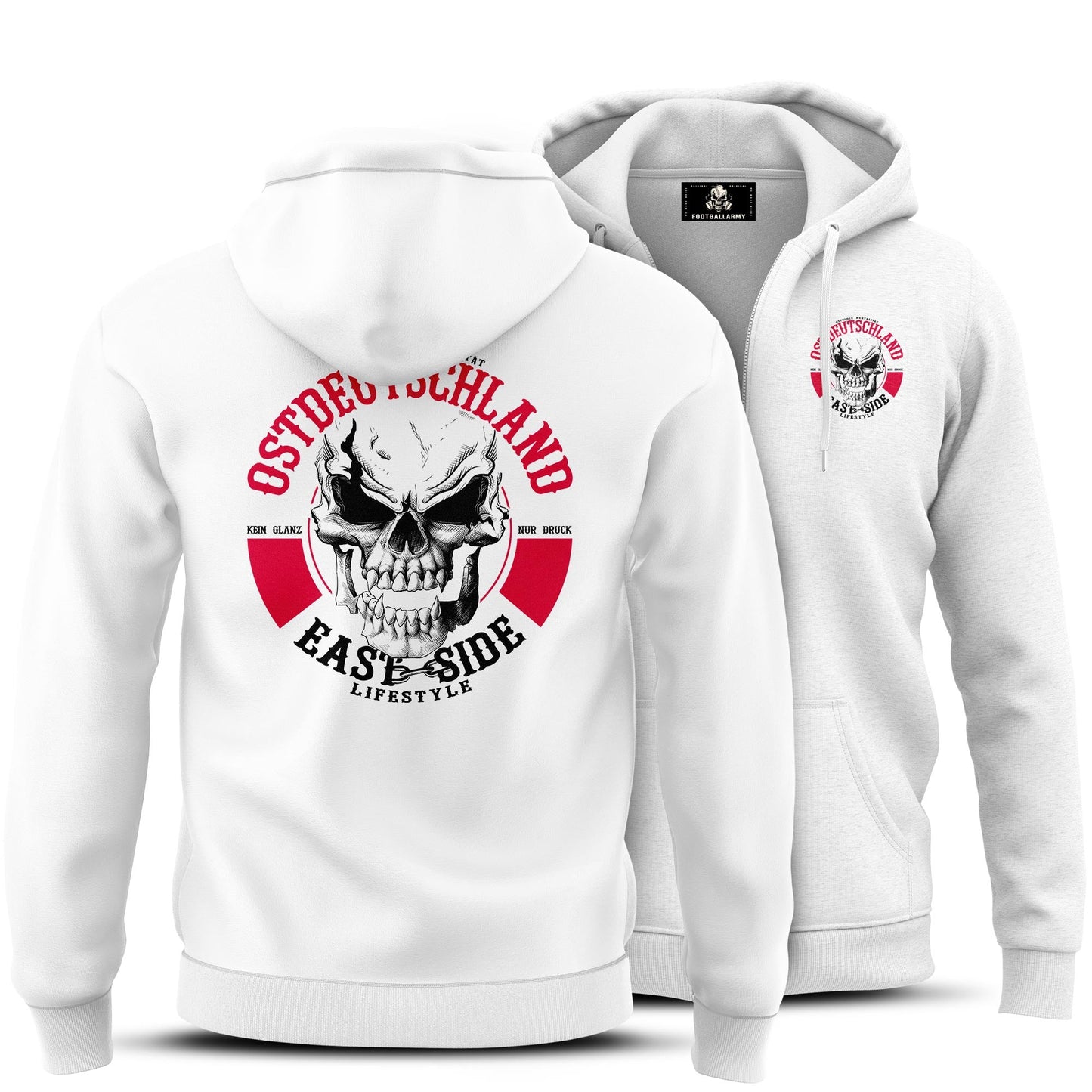 Ostdeutschland Version3 - Premium Zip Jacke - Limitierte Edition
