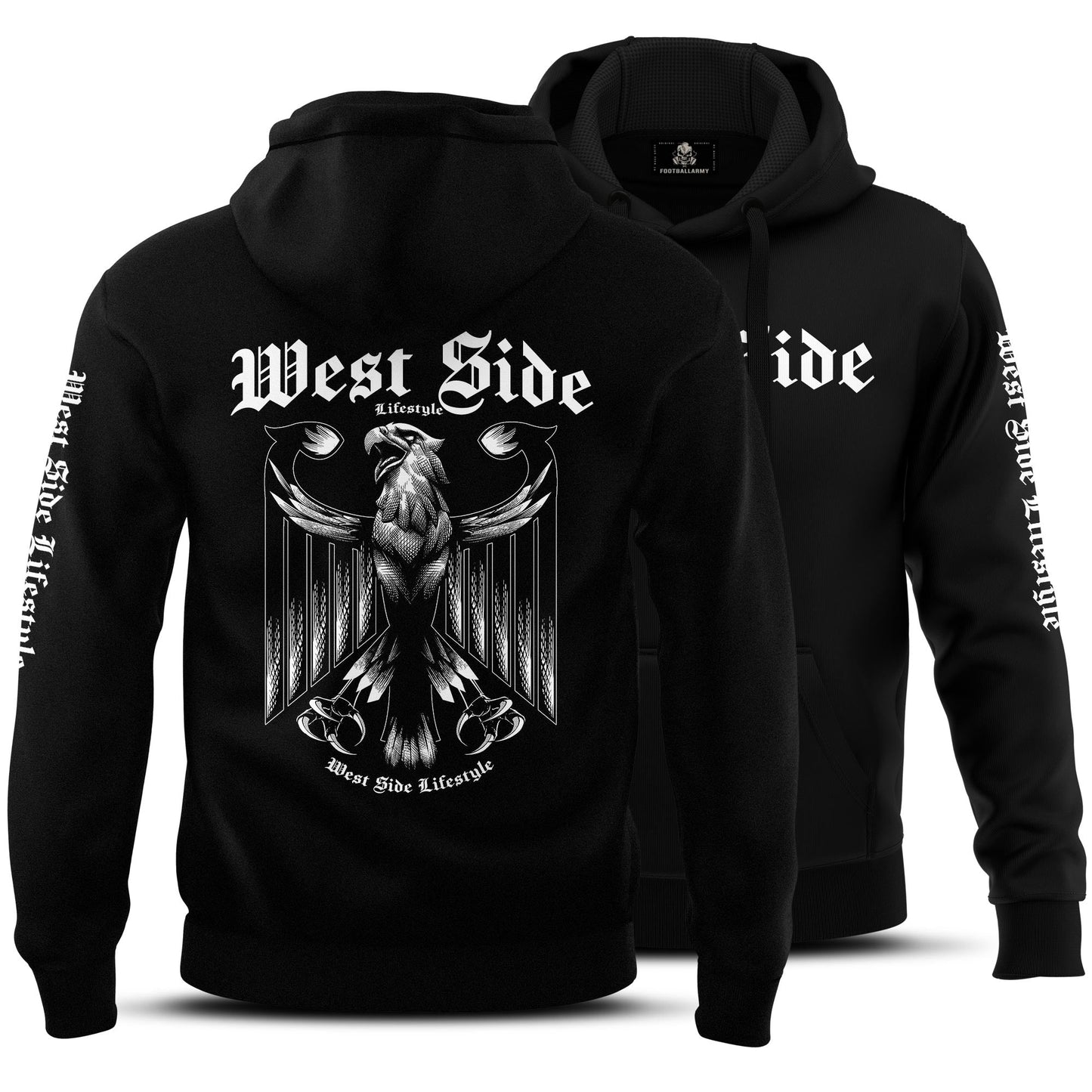 West Side Lifestyle Adler – T-Shirt, Hoodie & Windbreaker