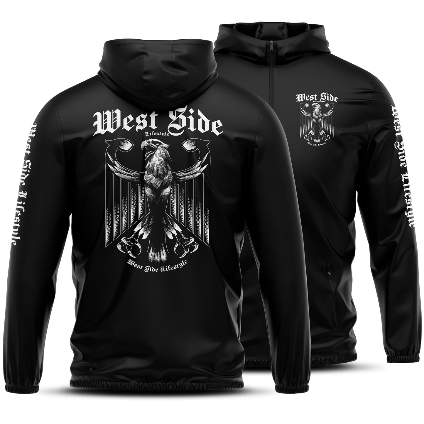 West Side Lifestyle Adler – T-Shirt, Hoodie & Windbreaker