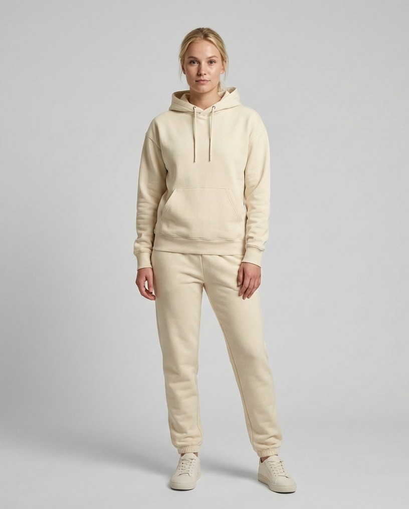 Creme Set – Premium Hoodie & Jogger