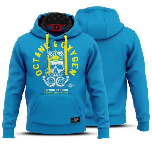 Octane & Oxygen Premium Hoodie mit Turbo Skull Edition