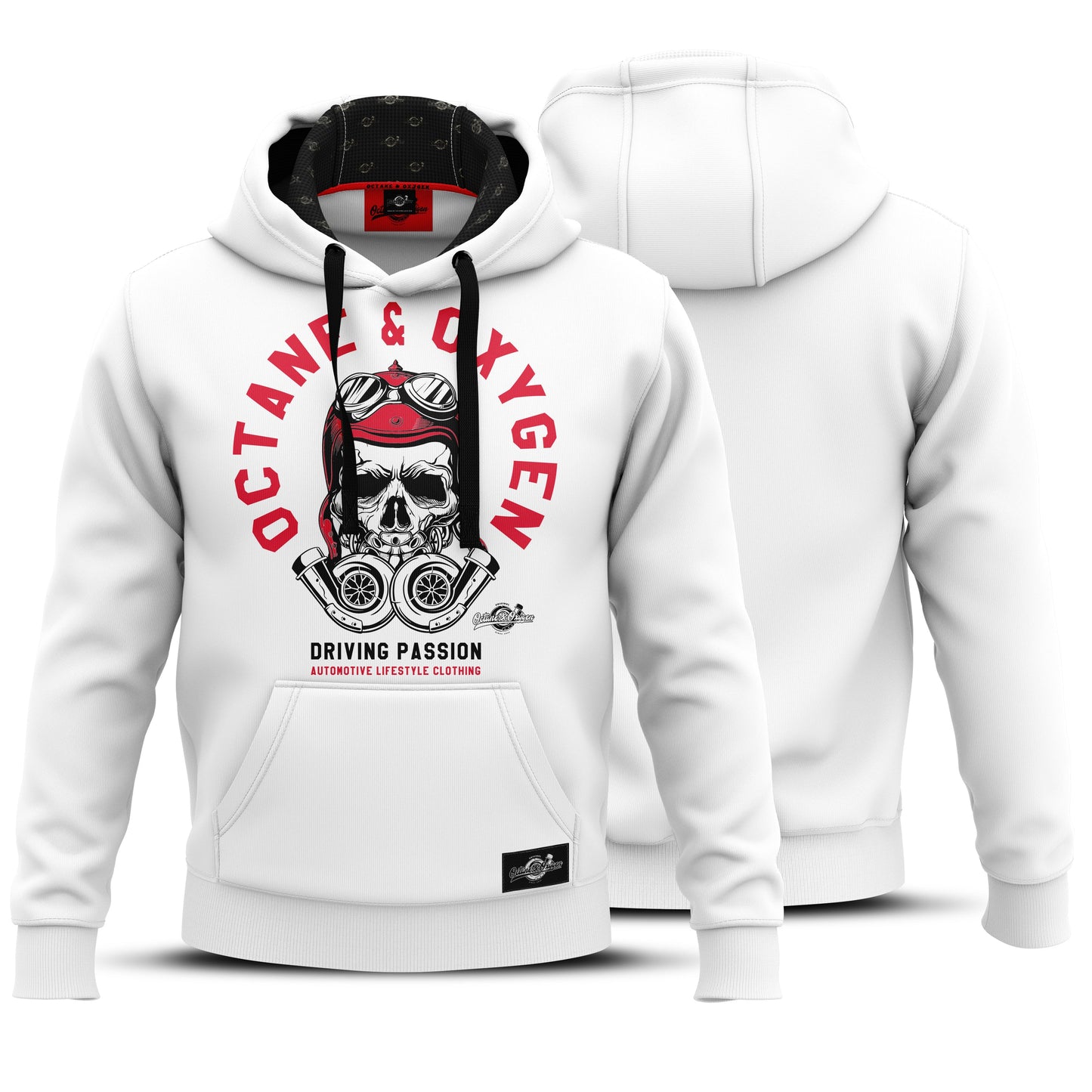 Octane & Oxygen Premium Hoodie mit Turbo Skull Edition